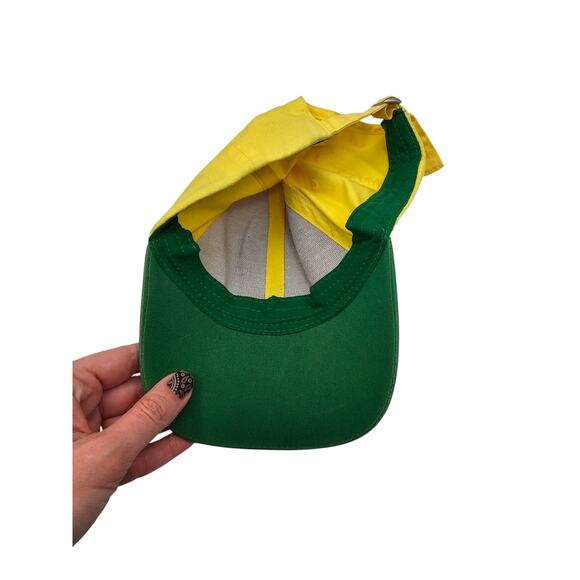 Brazil CBF Five Stars World Cup Soccer Yellow Green Baseball Cap Cotton Hat - Picture 3 of 4